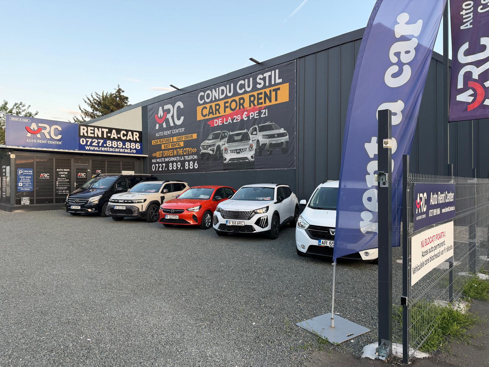 Sediul Auto Rent Center Arad